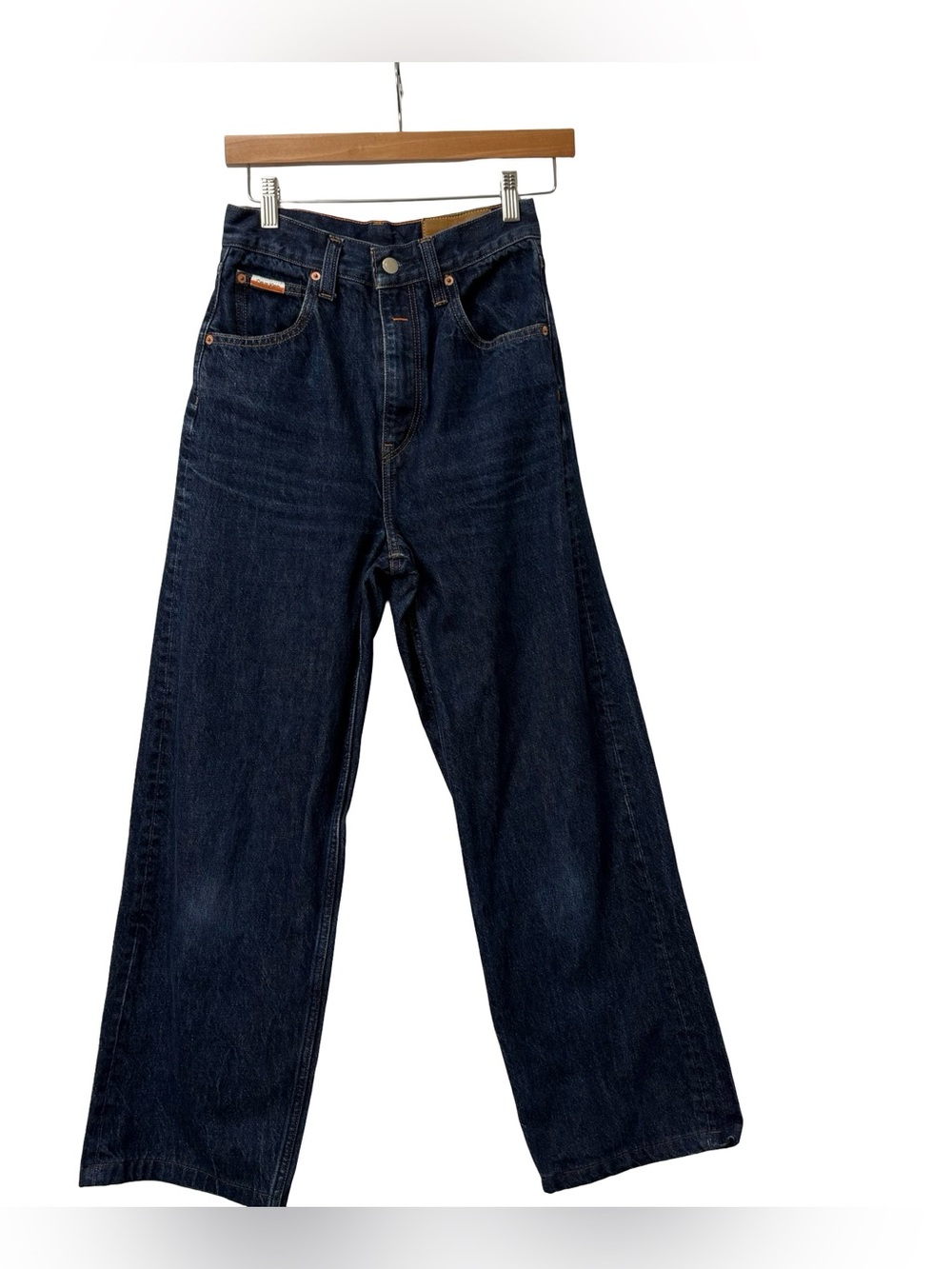 Calvin Klein Women’s Dark Wash High Rise Straight Leg Denim Jeans Size 26x26